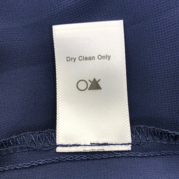 ASTR Navy Blue Lace Detail Flowy Dress - Picture 7 of 8